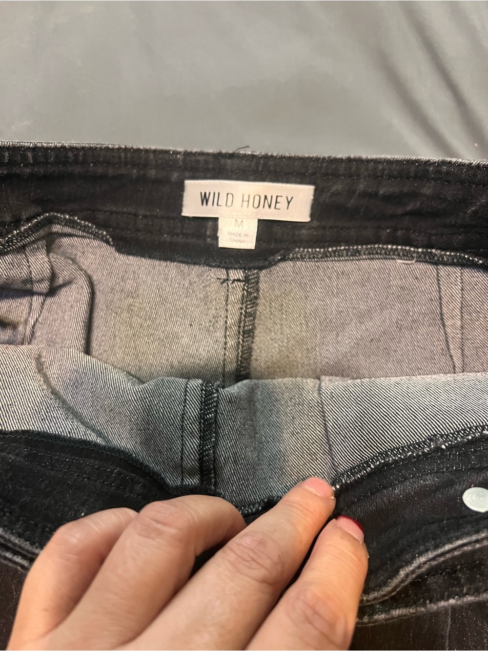 Wild Honey Black Button-Accent Mini Skort - Picture 4 of 4